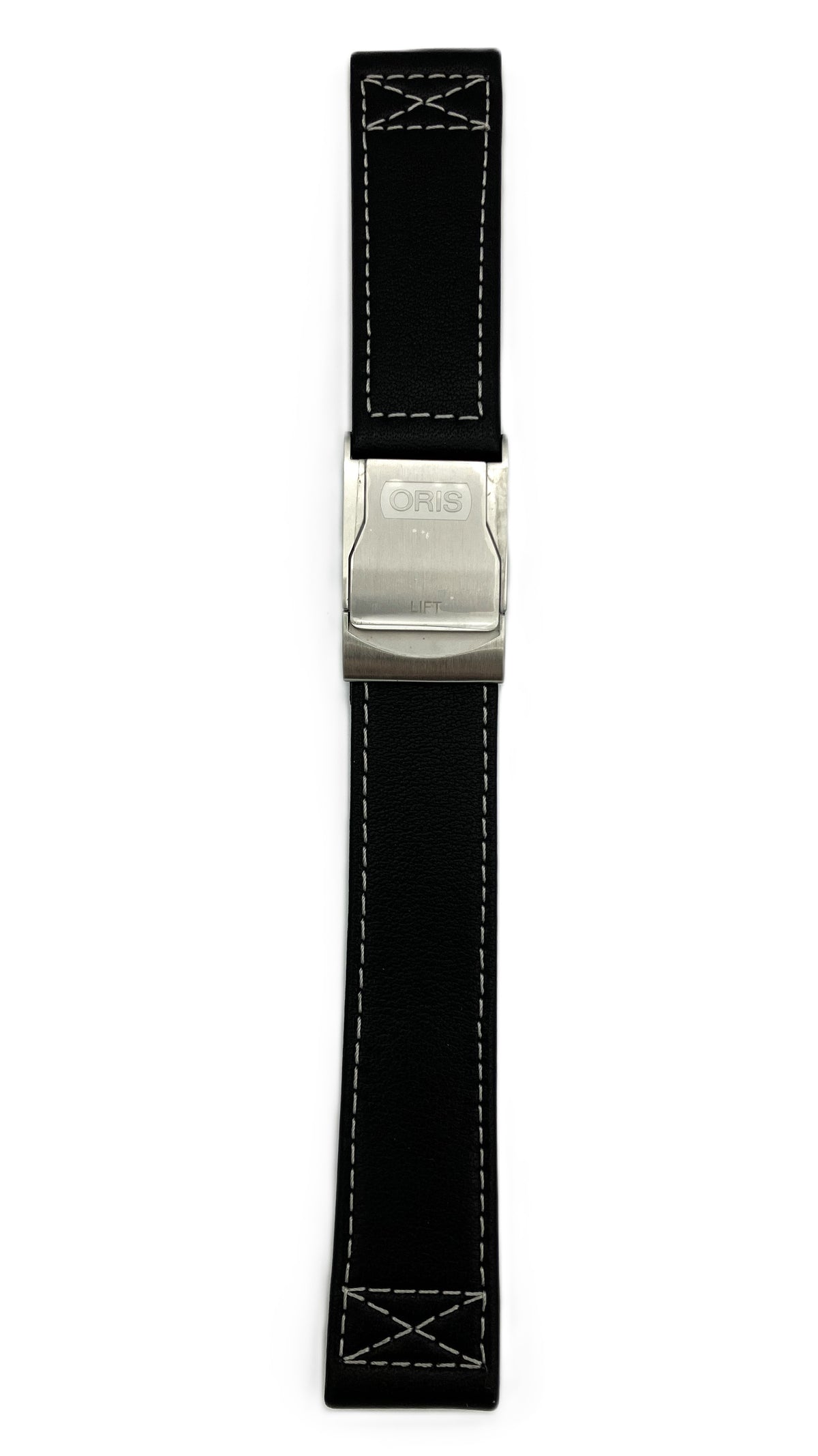 Oris BC4 leather strap black 22mm with clasp 07 5 22 58FC