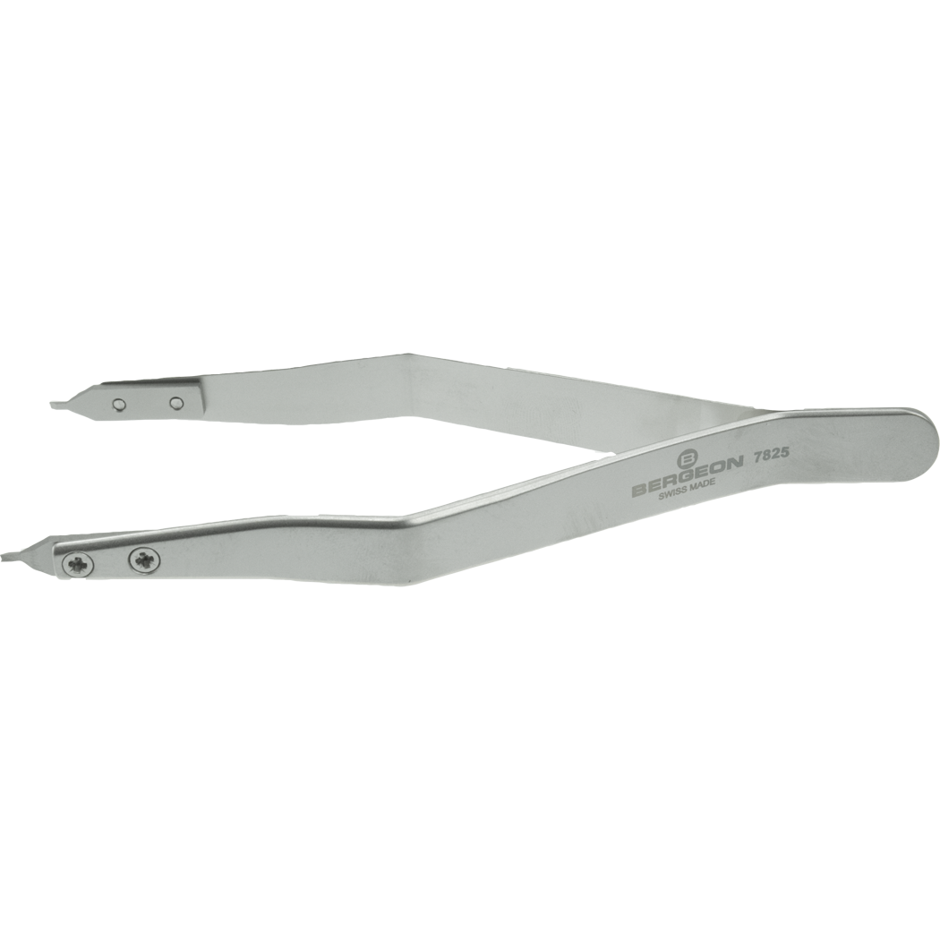 Jousinastatyökalu pinsettimalli Bergeon 7825