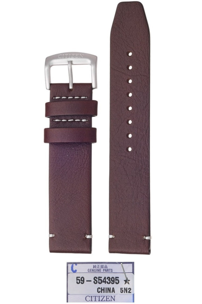 Citizen NH8390-03X leather strap brown 20mm 59-S54395