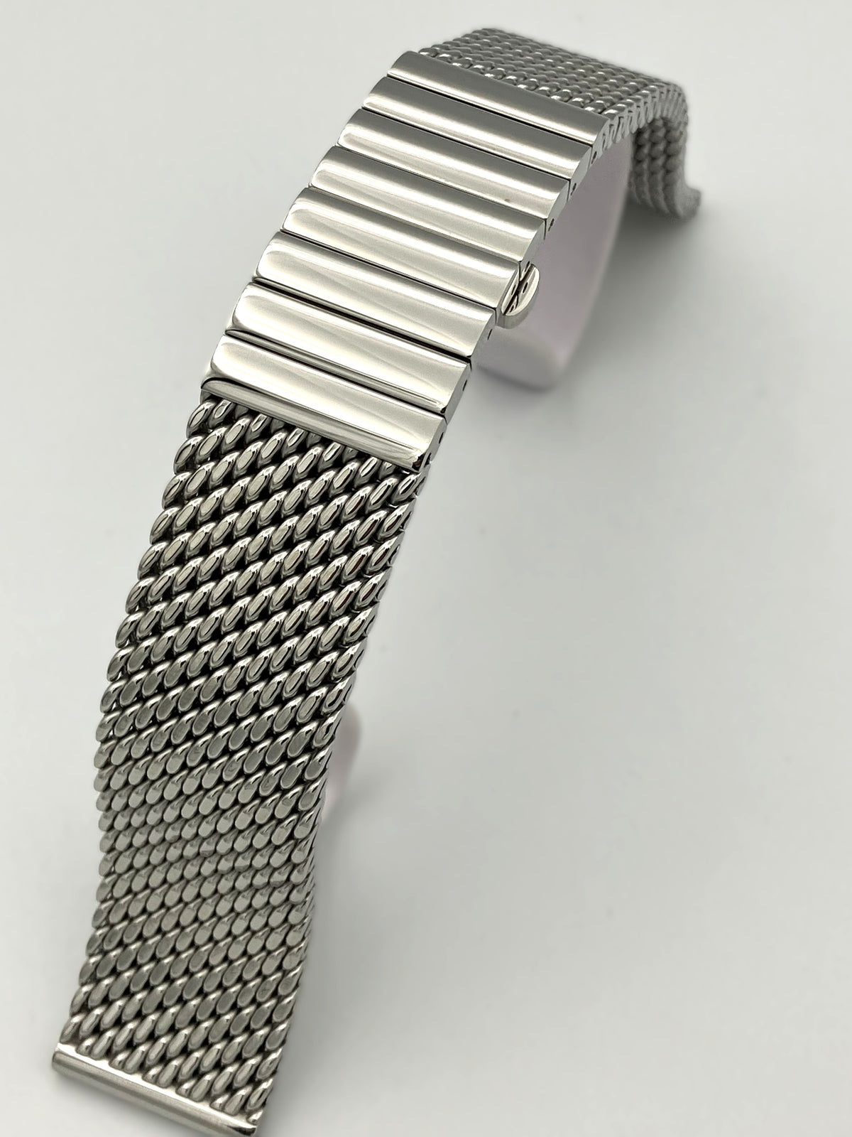 Mesh bracelet polished 20mm x 150mm - STAIB