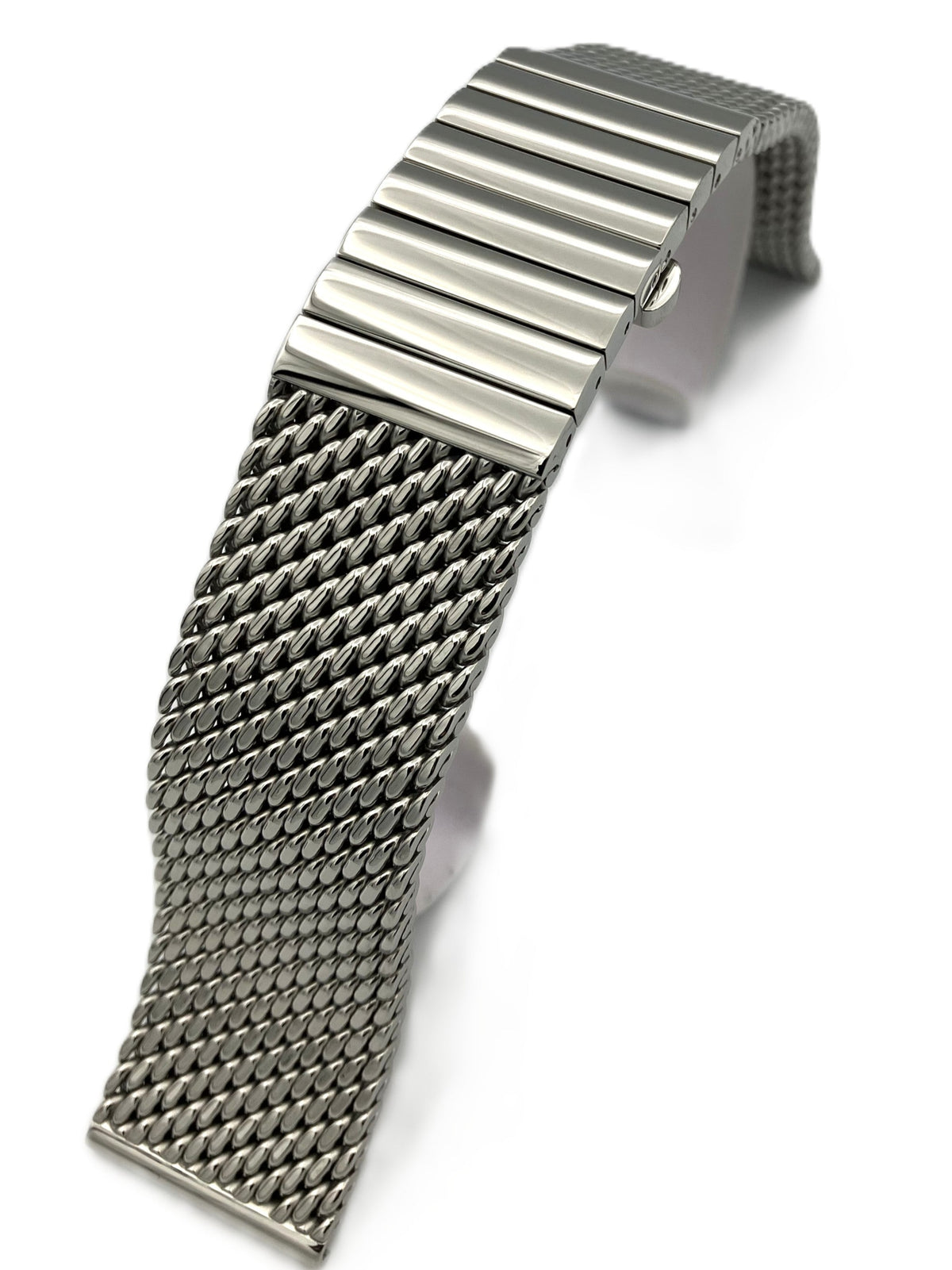 Mesh bracelet polished 22mm x 170mm - STAIB