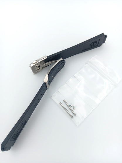 Oris 7732 Caoutchouc-strap black with clasp 07 4 21 64FC