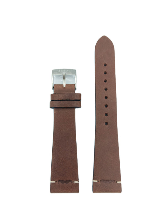 Oris 7707 Movember nahkaranneke ruskea 20mm 07 5 20 03