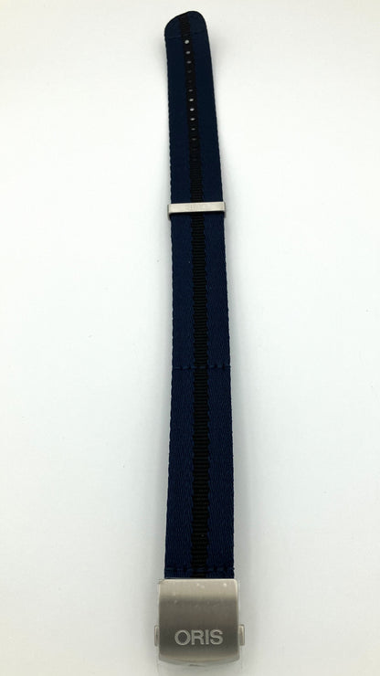 Oris 7707 Nato strap blue/black 20mm 07 5 20 29FC