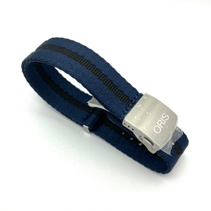 Oris 7707 Nato strap blue/black 20mm 07 5 20 29FC