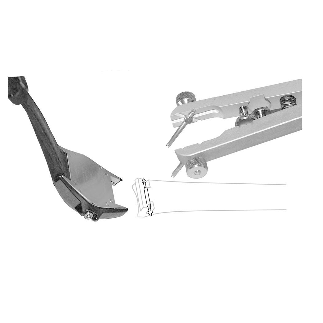 Jousinastatyökalu pihtimalli Bergeon 6825