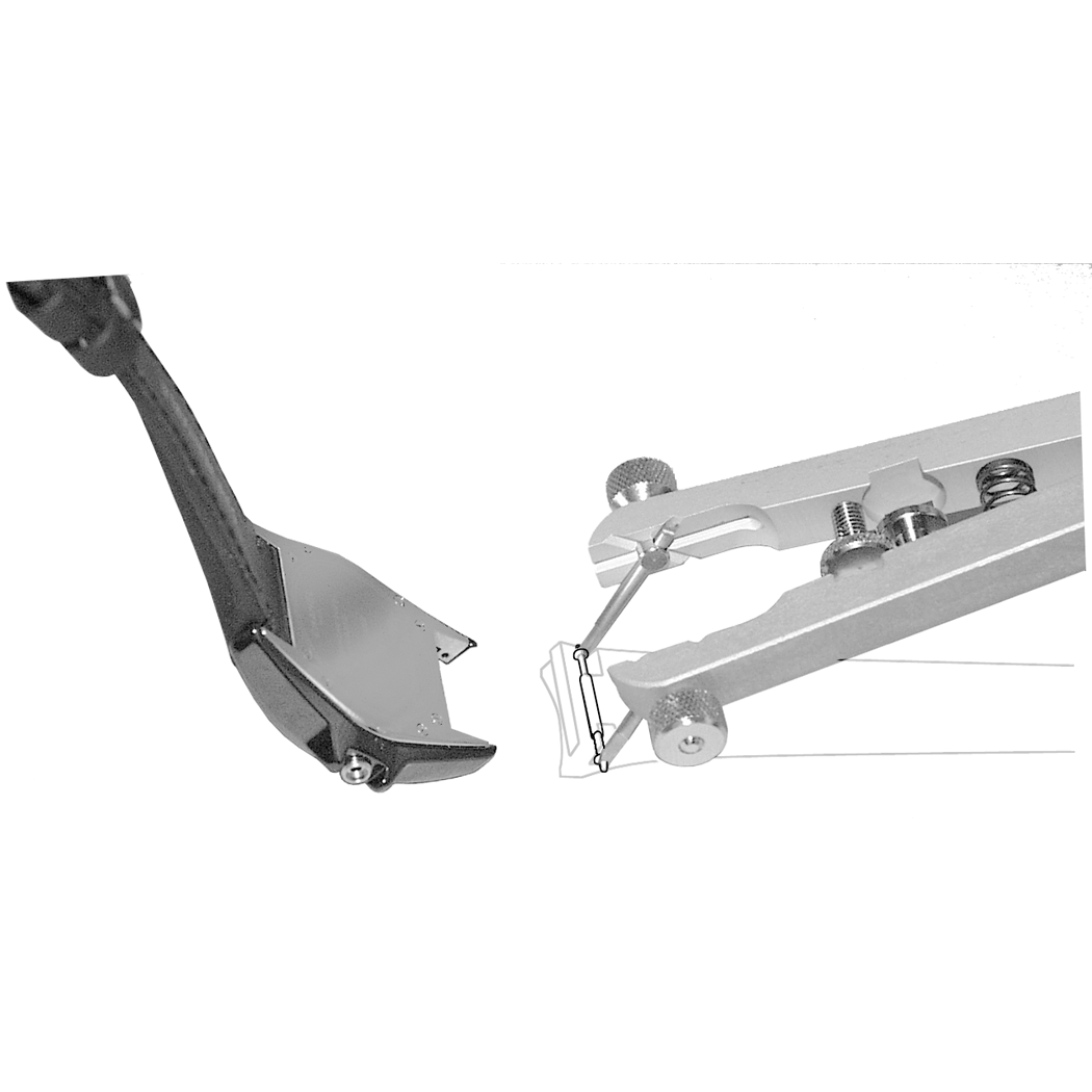 Jousinastatyökalu pihtimalli Bergeon 6825