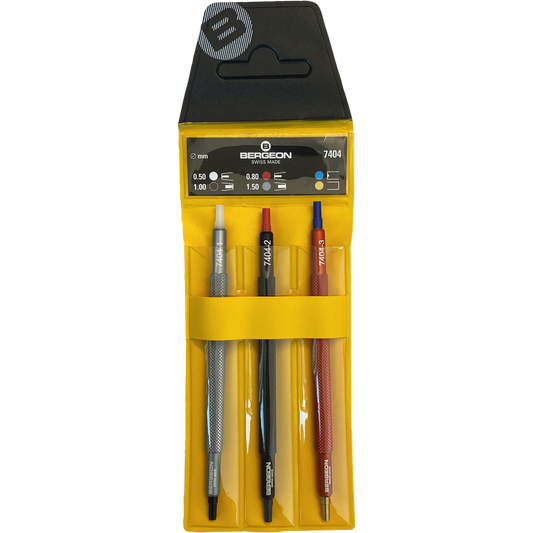 Osoitinpainimet 3kpl Bergeon 7404