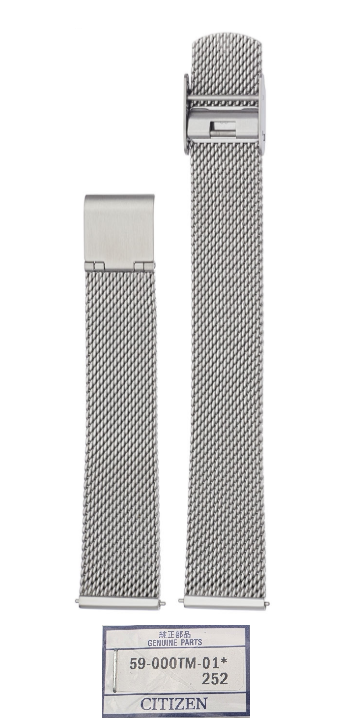 Citizen EW5590-62A/EW5596-66X mesh bracelet steel 16mm 59-000TM-01