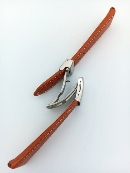 Citizen AS4020-44X Leather strap brown with clasp 23mm 59-S52168
