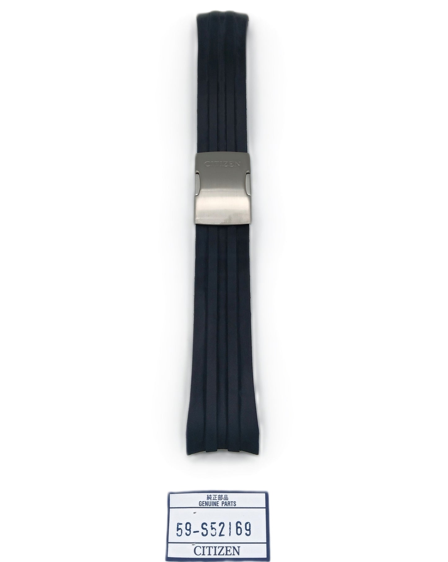 Citizen CB0021/CB0027 kumiranneke musta 23mm linkkulukolla 59-S52169