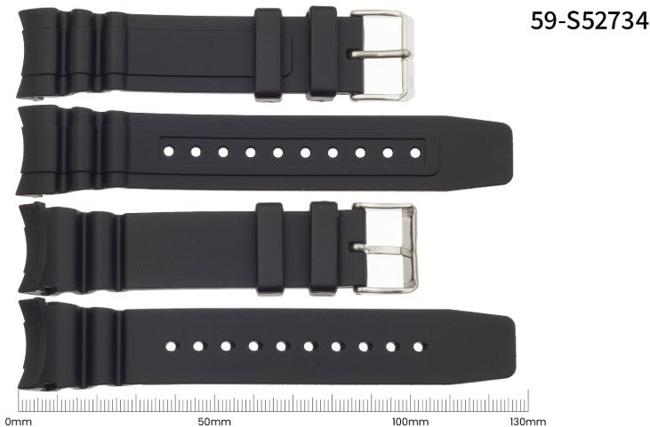 Citizen BN0100-42E kumiranneke musta 23mm 59-S52734