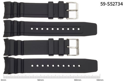 Citizen BN0100-42E kumiranneke musta 23mm 59-S52734
