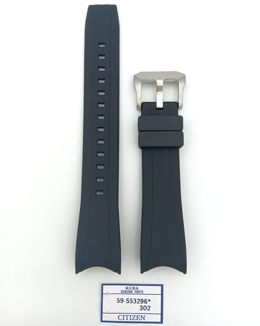 Citizen BJ2111 kumiranneke musta 23mm 59-S51866, 59-S51986, 59-S52033, 59-S53296