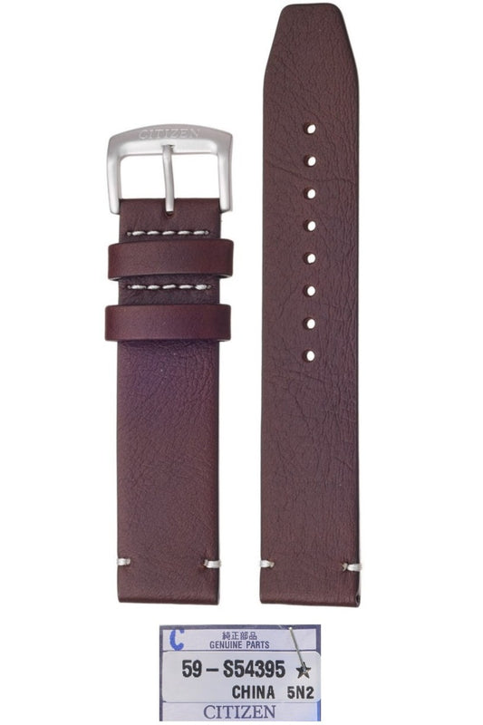 Citizen NH8390-03X leather strap brown 20mm 59-S54395
