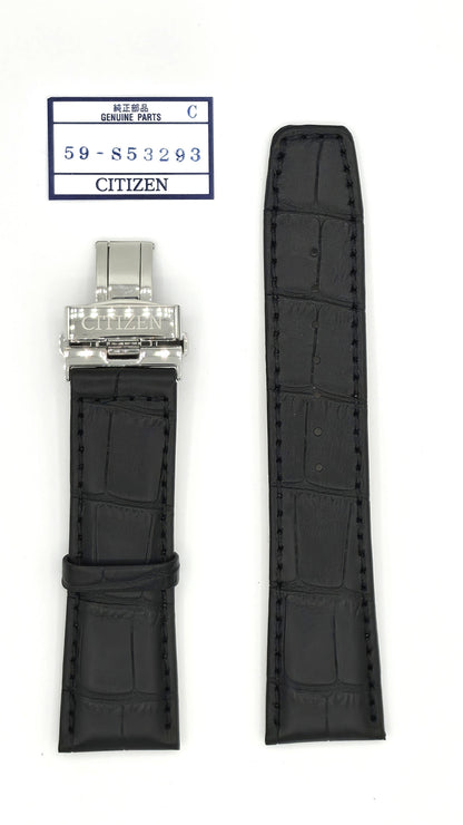 Citizen AT8110-11A Nahkaranneke musta linkkulukolla 59-S53293