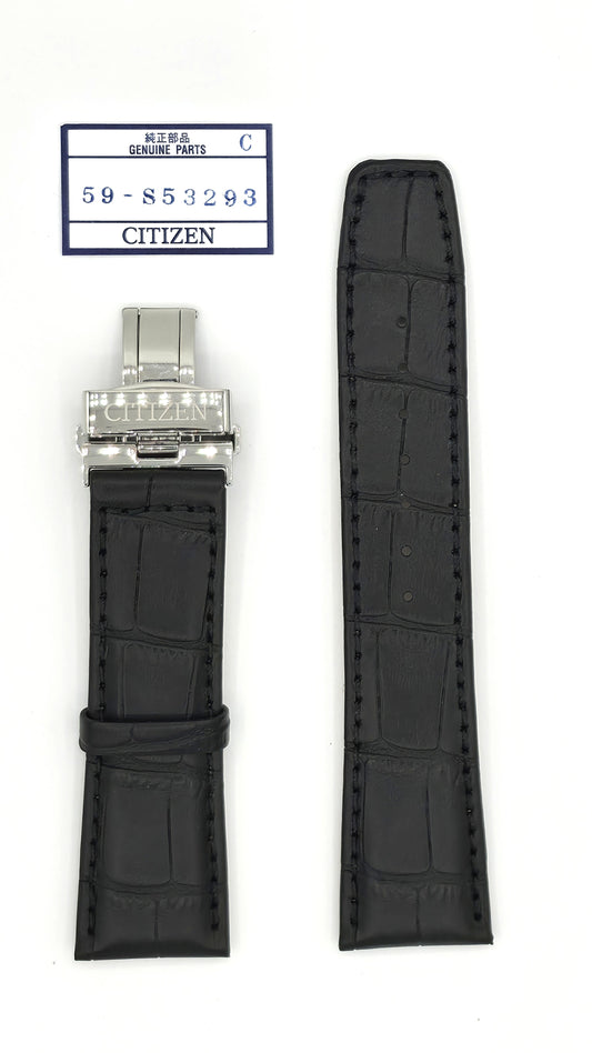 Citizen AT8110-11A Nahkaranneke musta linkkulukolla 59-S53293