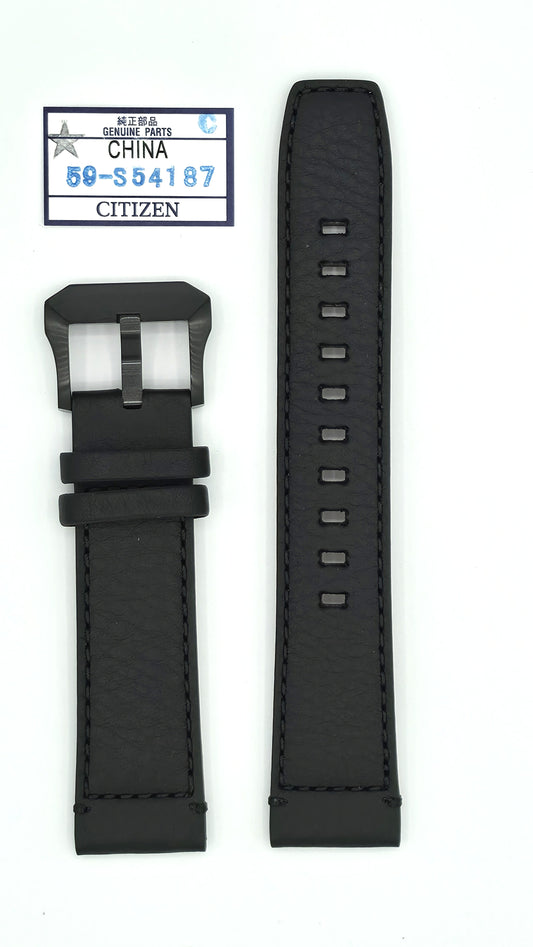 Citizen JY8085-14H Nahkaranneke musta 59-S54187