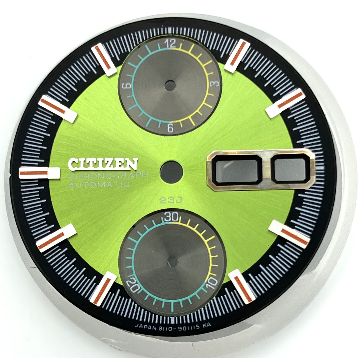 Citizen Chronograph NOS dial green 6-004661/6-901115 (67-9071, 4-901061)