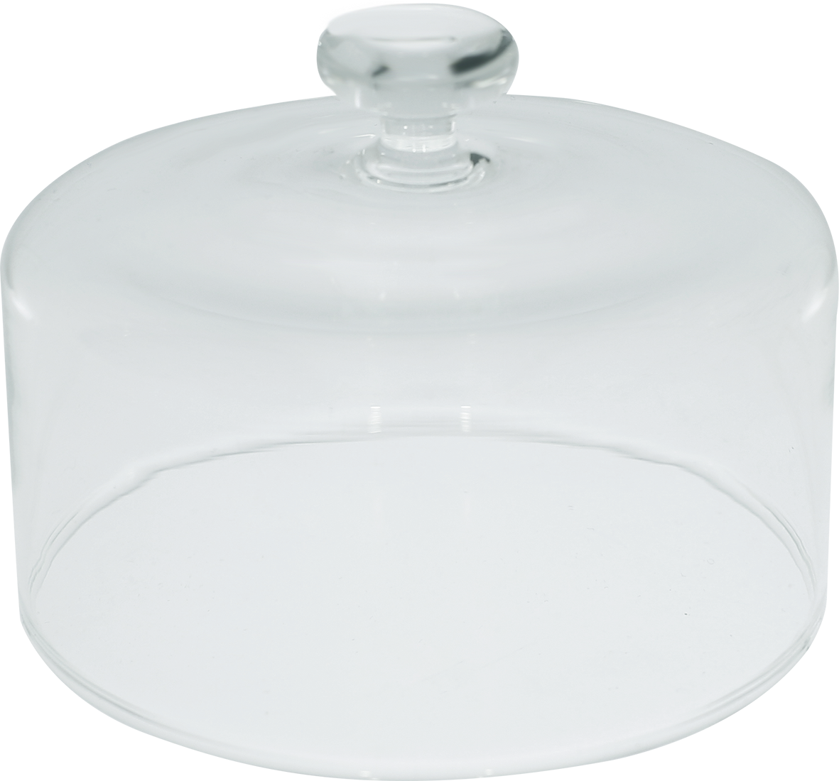 Glass anti-dust protection cover, Ø interior 90 mm