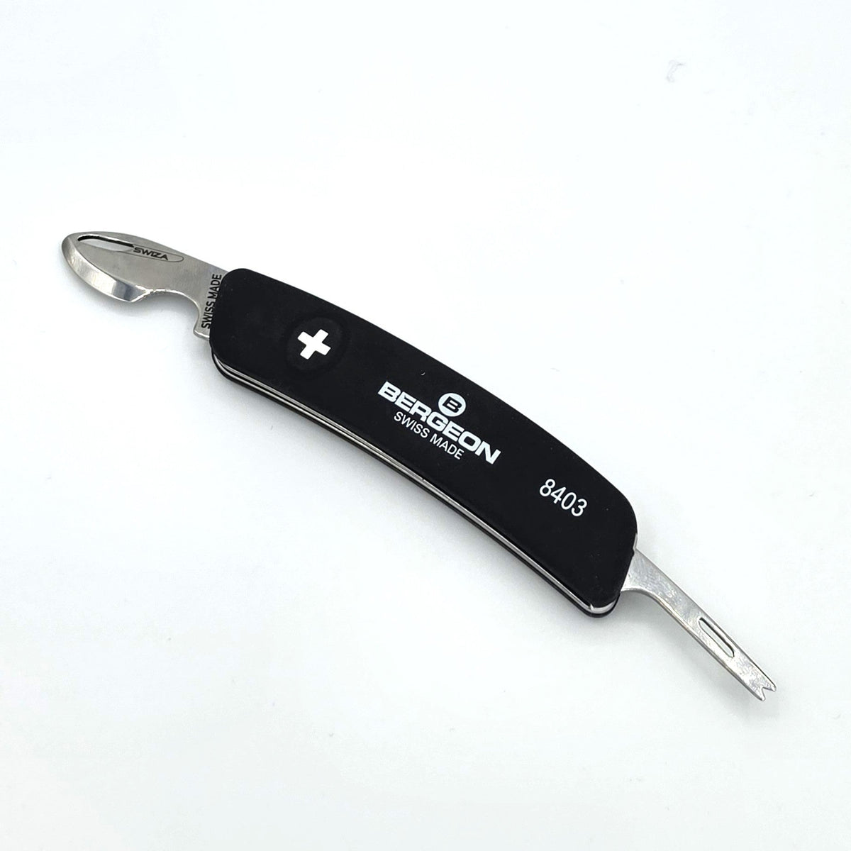 Case opener with spring bar tool Bergeon 8403