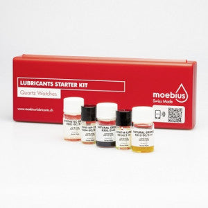 Moebius öljyt 5kpl kvartsikelloille 8500-KIT-QUA