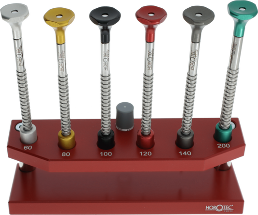 Ruuvimeisselit 6kpl telineessä Horotec MSA01.218-D