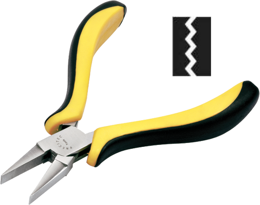 Flat nose pliers - serrated anti-skid interior MSA11.809