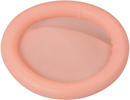 Finger cots pink L -size 100pcs, Ø20mm