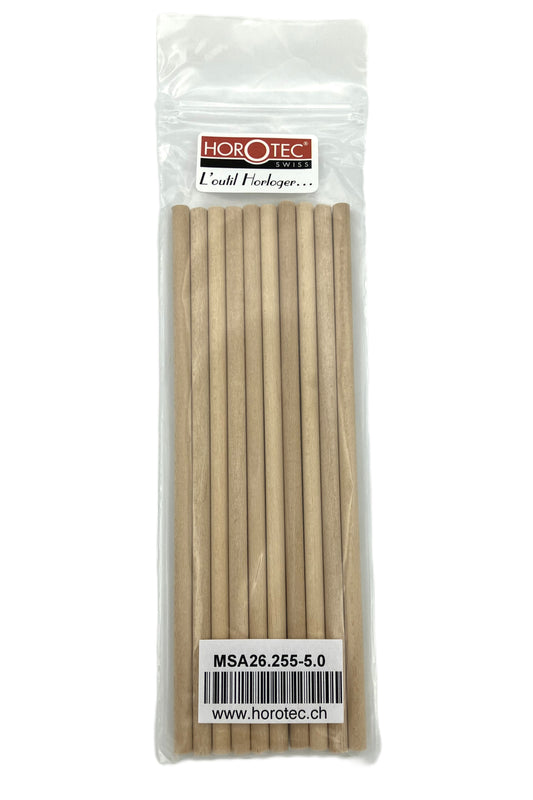 Pegwood sticks 10 pcs for cleaning and polishing Ø 5 x L150 mm MSA26.255-5.0
