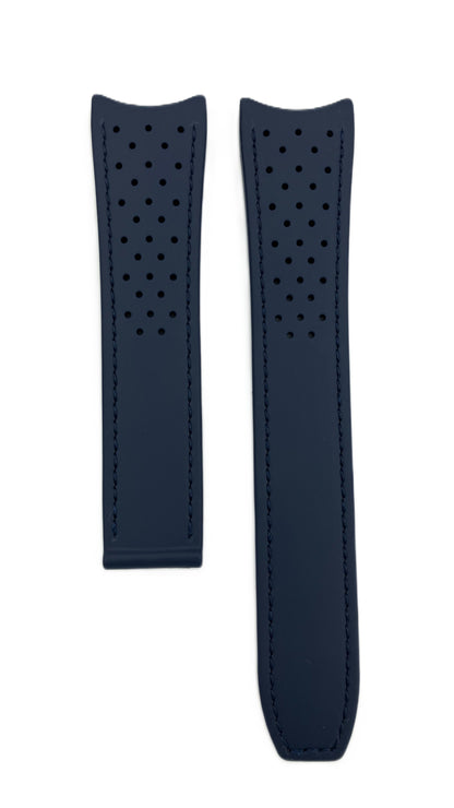 Rubber strap dark blue Raymond Weil 2760, no clasp SU2203-2760-18